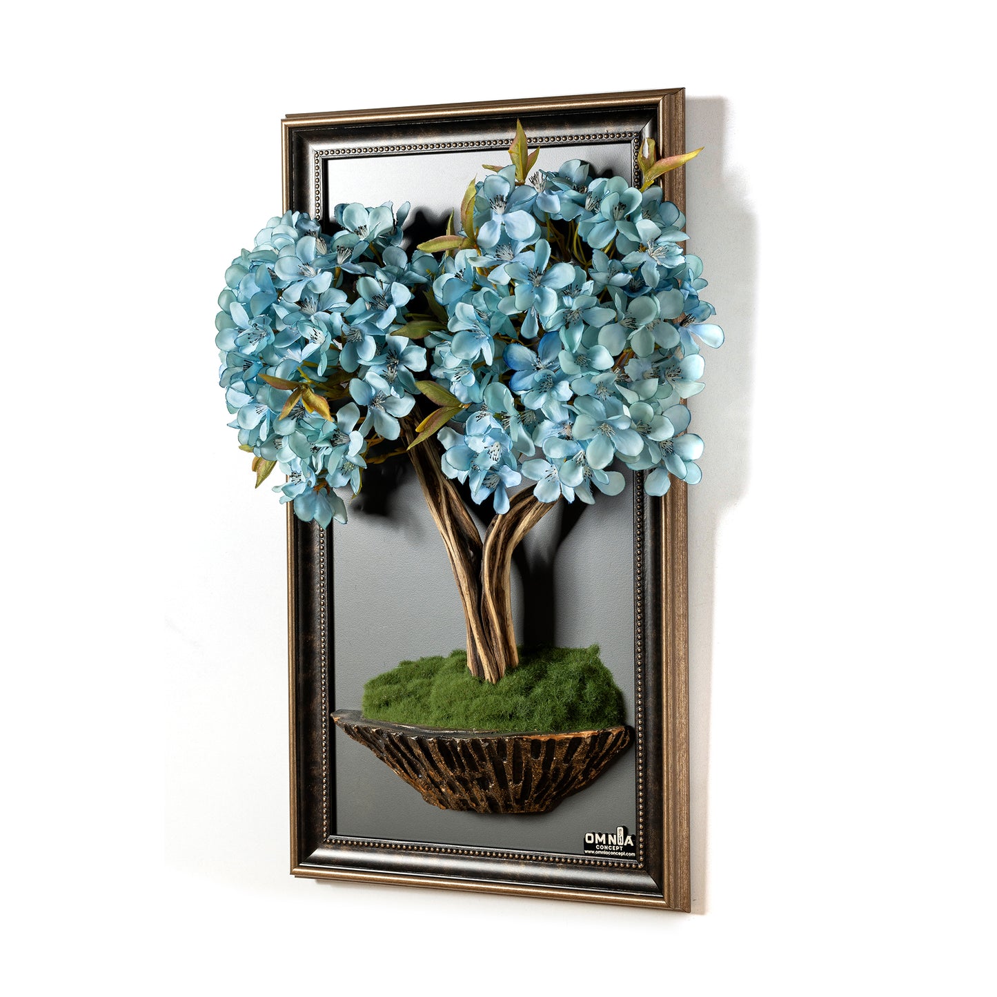Bonsai Tree Tableau - 11 - Tree Portrait, Tree Wall Art, Tree Wall Decor, Wallboard, Home Decoration, Handmade
