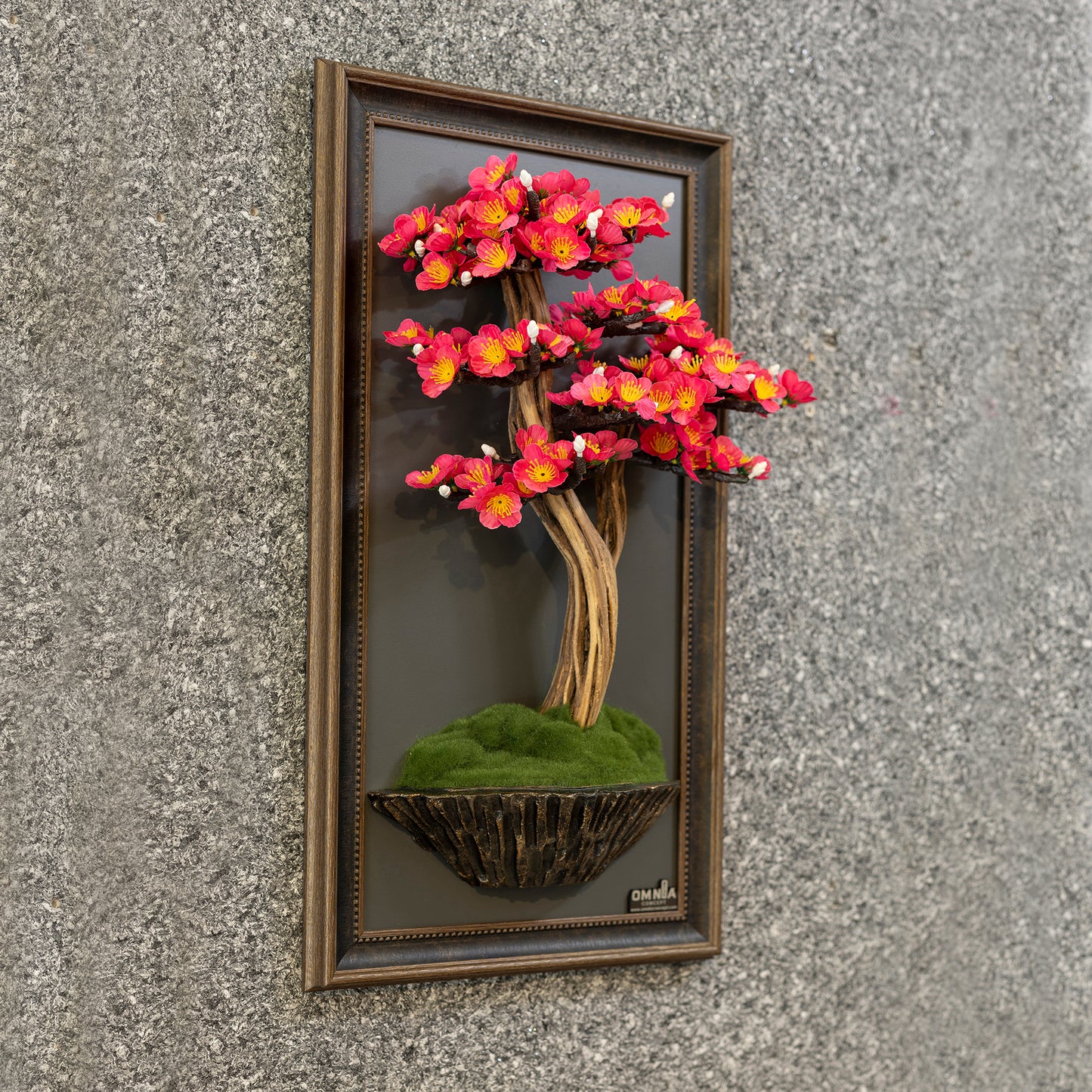 Bonsai Tree Tableau - 2-1 - Tree Portrait, Tree Wall Art, Tree Wall Decor, Wallboard, Home Decoration, Handmade