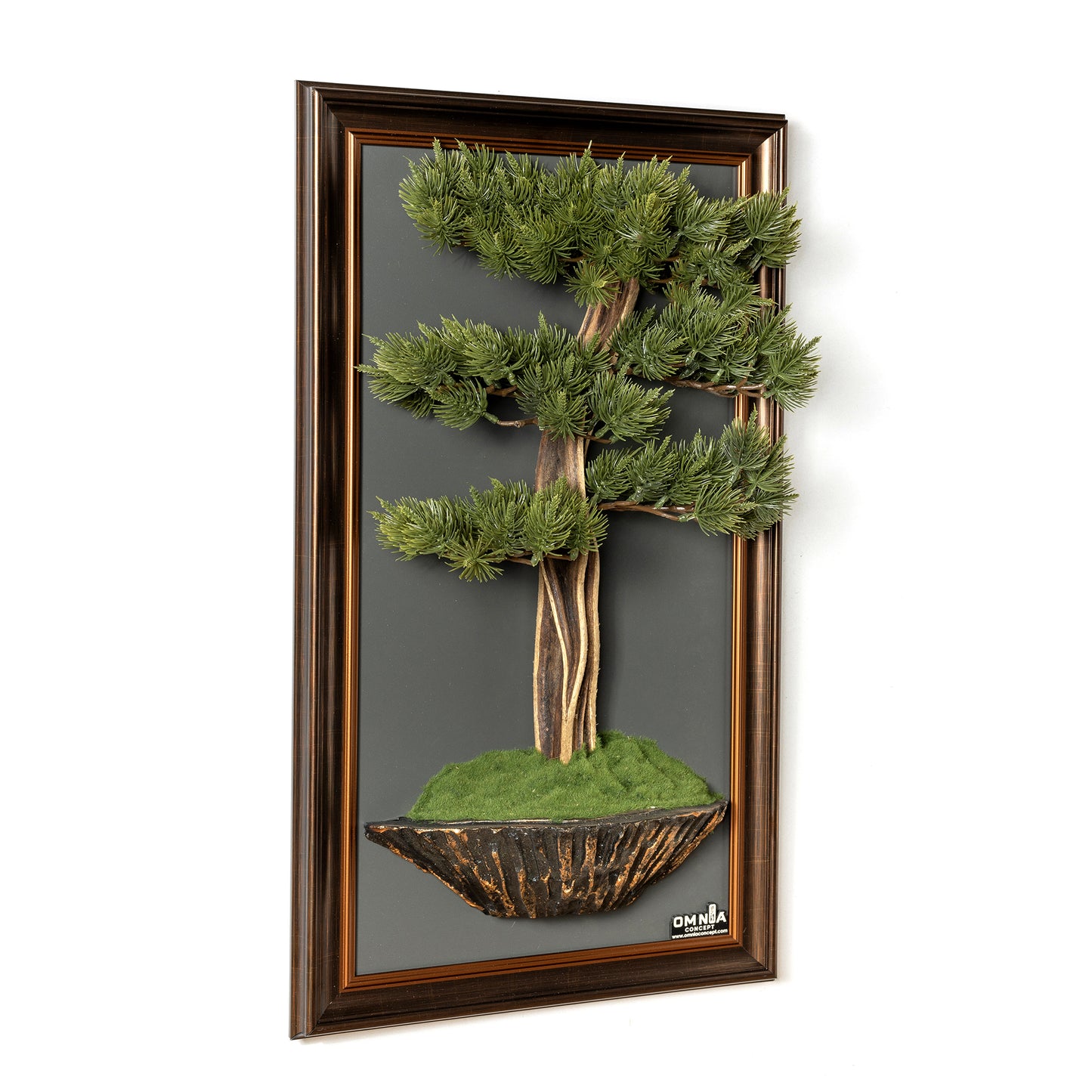 Bonsai Tree Tableau - 4 - Tree Portrait, Tree Wall Art, Tree Wall Decor, Wallboard, Home Decoration, Handmade