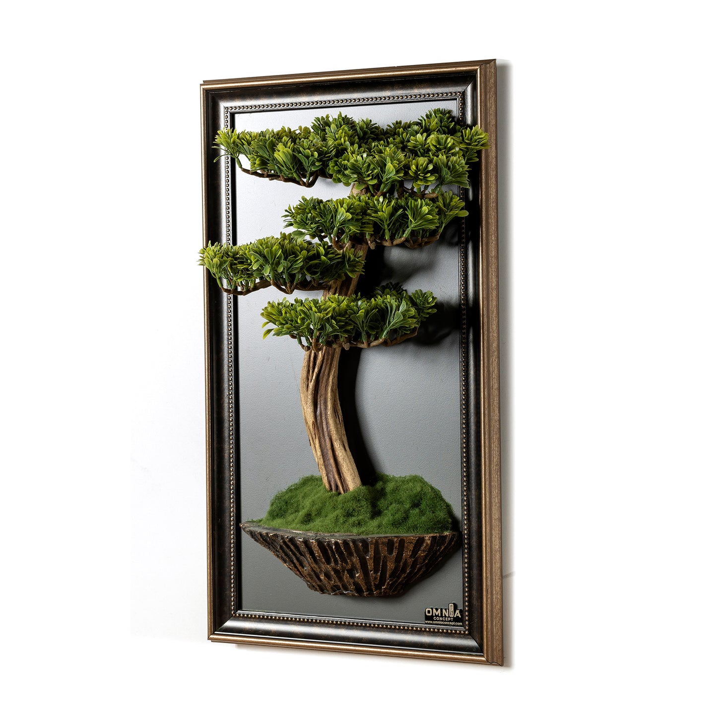 Bonsai Tree Tableau - 5 - Tree Portrait, Tree Wall Art, Tree Wall Decor, Wallboard, Home Decoration, Handmade