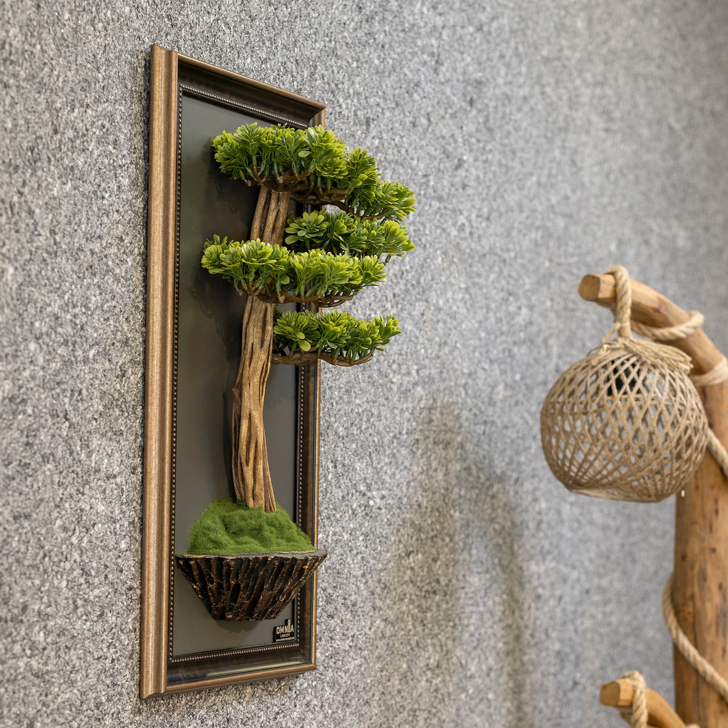 Bonsai Tree Tableau - 5 - Tree Portrait, Tree Wall Art, Tree Wall Decor, Wallboard, Home Decoration, Handmade
