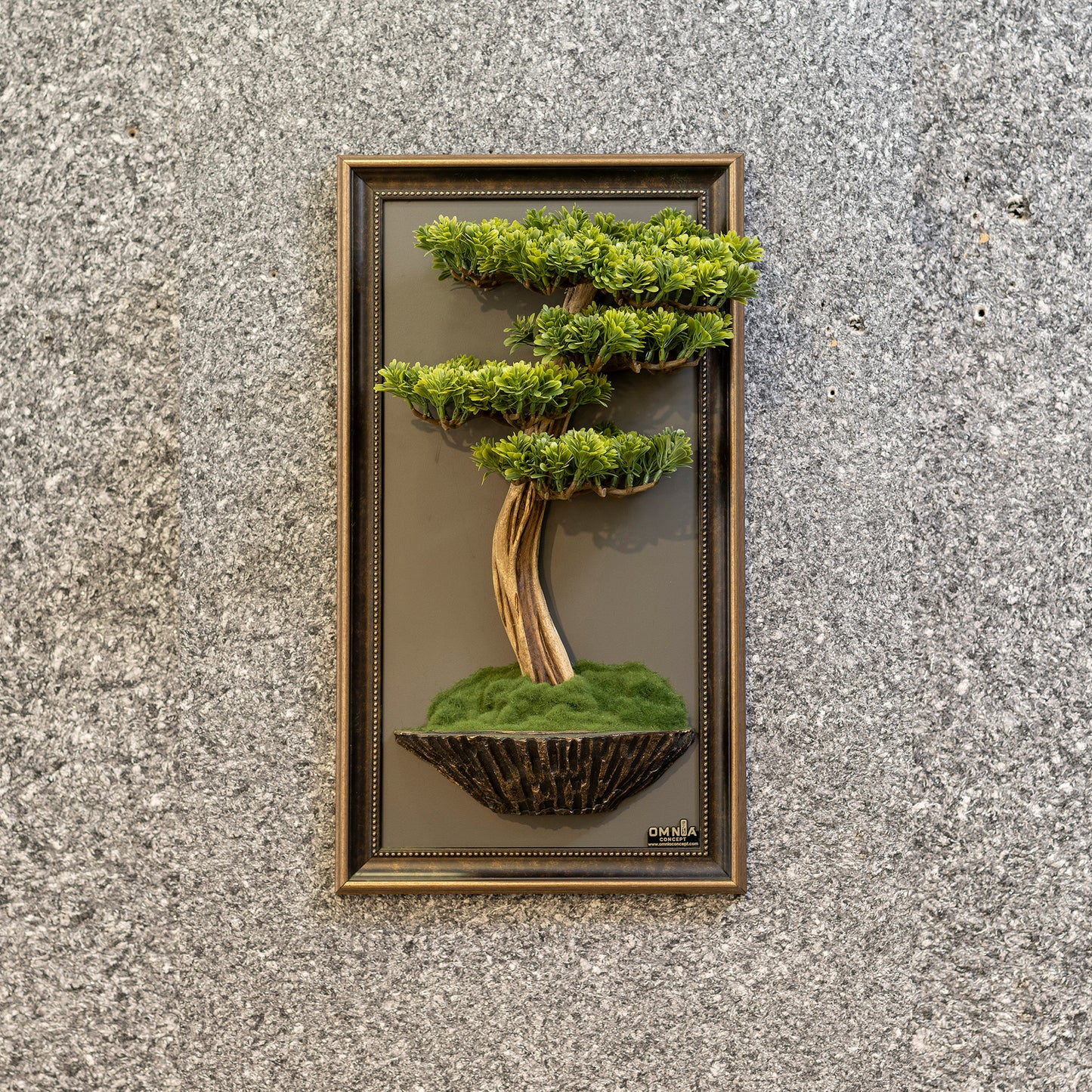Bonsai Tree Tableau - 5 - Tree Portrait, Tree Wall Art, Tree Wall Decor, Wallboard, Home Decoration, Handmade