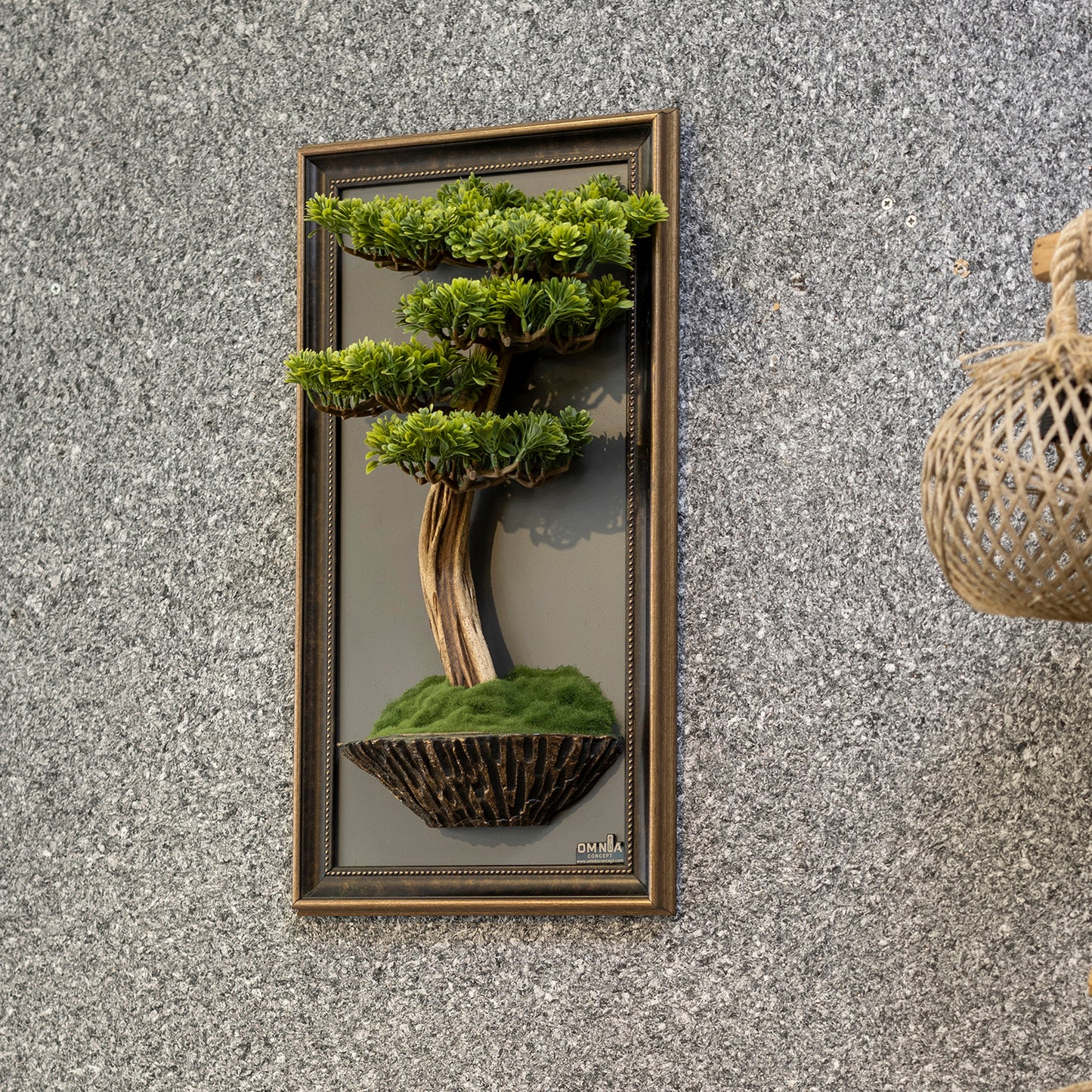 Bonsai Tree Tableau - 5 - Tree Portrait, Tree Wall Art, Tree Wall Decor, Wallboard, Home Decoration, Handmade