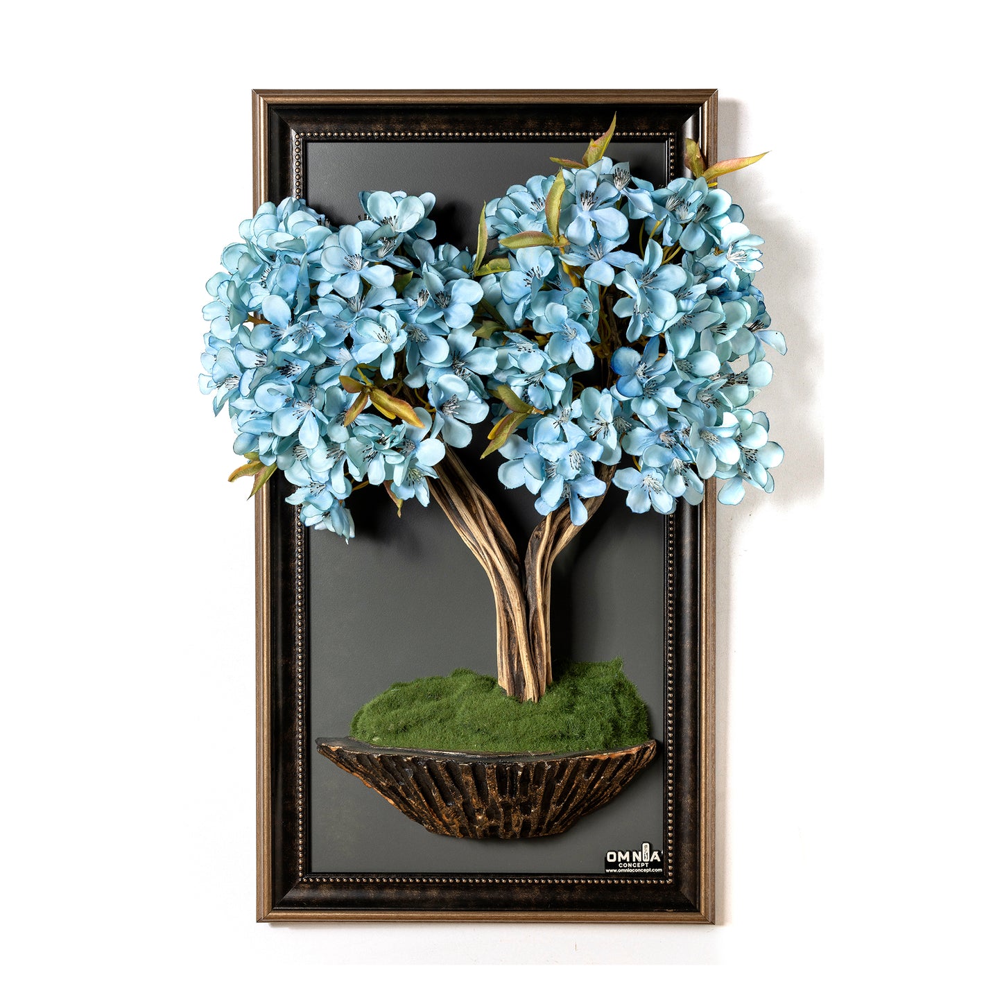Bonsai Tree Tableau - 11 - Tree Portrait, Tree Wall Art, Tree Wall Decor, Wallboard, Home Decoration, Handmade