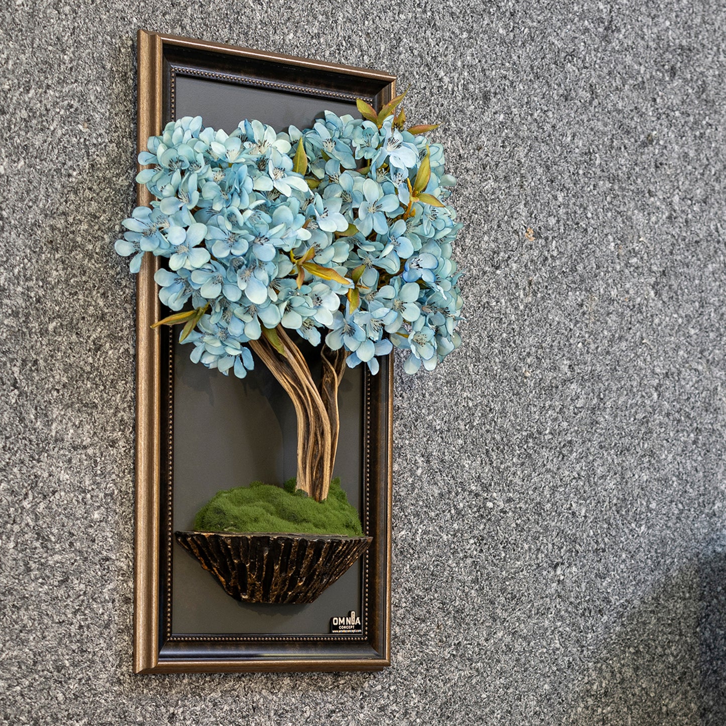 Bonsai Tree Tableau - 11 - Tree Portrait, Tree Wall Art, Tree Wall Decor, Wallboard, Home Decoration, Handmade