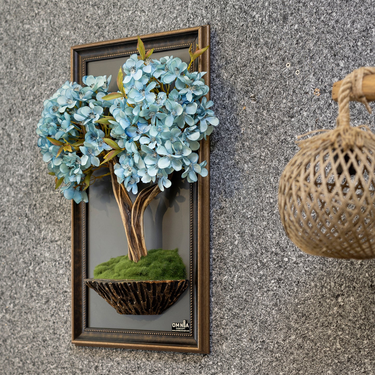 Bonsai Tree Tableau - 11 - Tree Portrait, Tree Wall Art, Tree Wall Decor, Wallboard, Home Decoration, Handmade