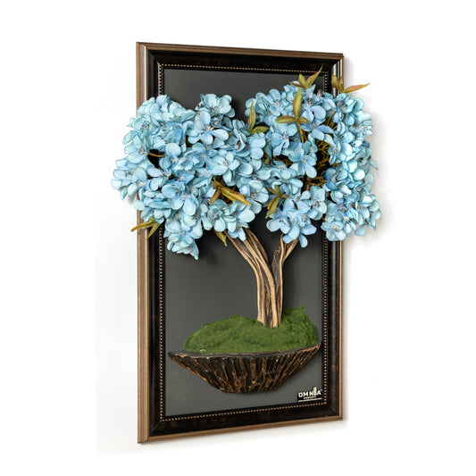 Bonsai Tree Tableau - 11 - Tree Portrait, Tree Wall Art, Tree Wall Decor, Wallboard, Home Decoration, Handmade