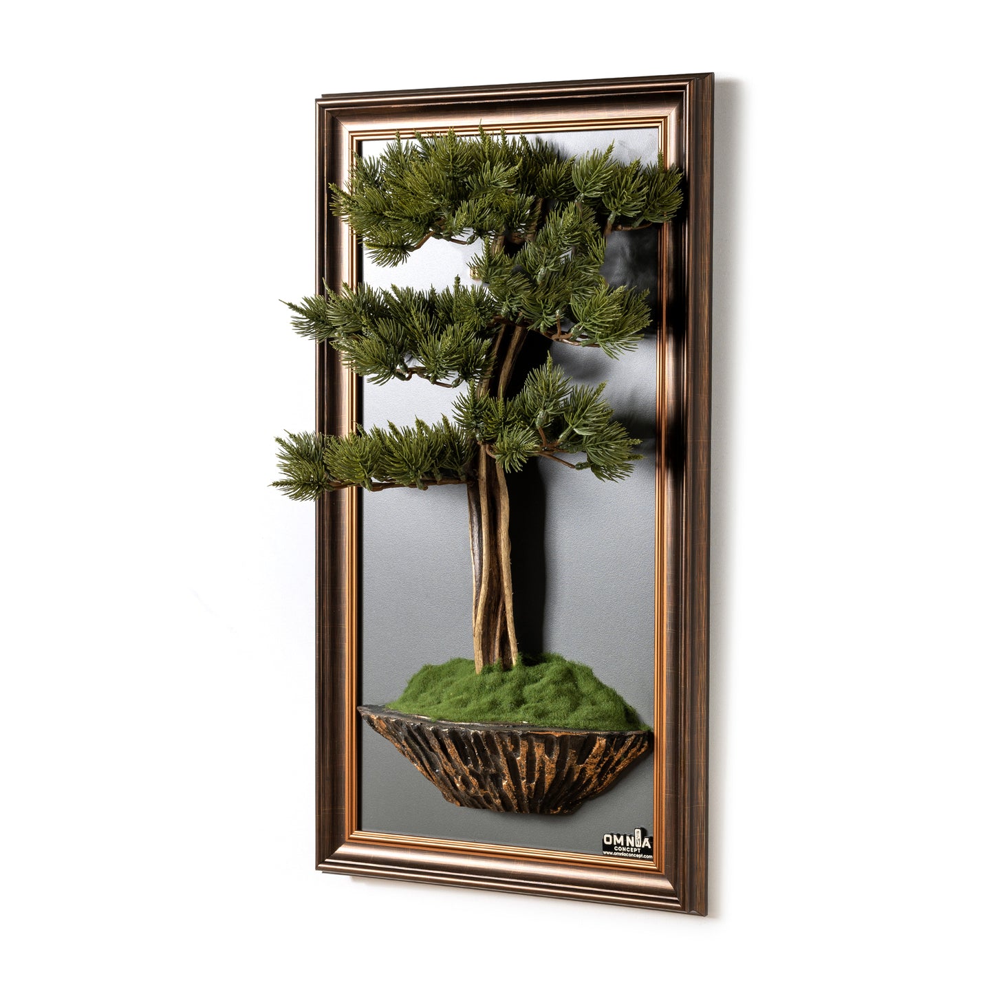 Bonsai Tree Tableau - 4 - Tree Portrait, Tree Wall Art, Tree Wall Decor, Wallboard, Home Decoration, Handmade