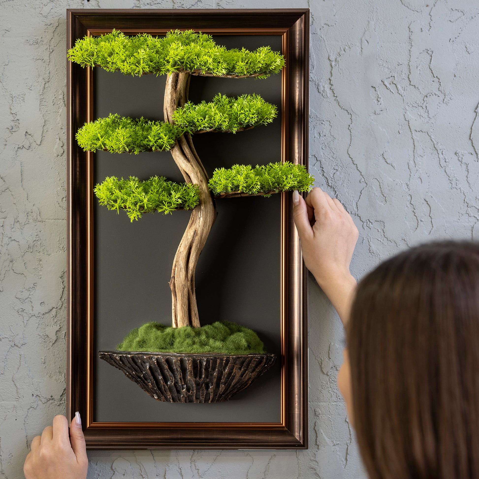 bonsai tree wall Bonsai Tree Tableau - 6